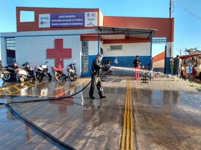 Prefeitura higieniza UPA da zona norte e Estratégias de Saúde - Sassom foto