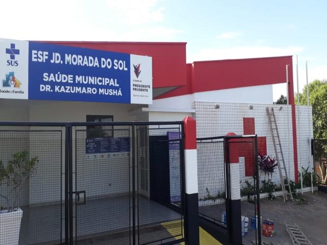 Revitalização é concluída nas unidades de saúde do Morada do Sol e da Nova Prudente - Sassom foto